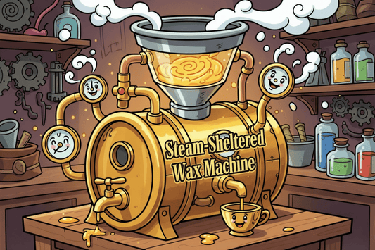 The Steam-Sheltered Wax Machine - PurBalm.com