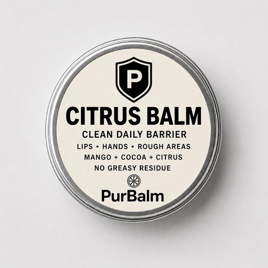 Citrus Balm aromatic essential oil blend in tin and jar