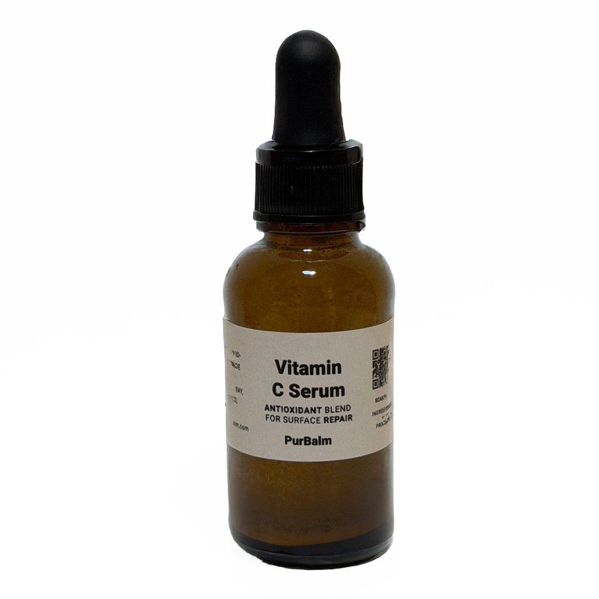 PurBalm Vitamin C Serum 1 oz bottle – L-ascorbic acid formula for tone correction and barrier support
